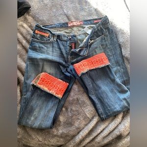 Lucky brand sienna tomboy crop jean sz 14/32